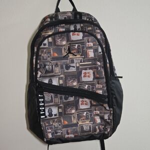 Air Jordan Borough Black Men's Boys Backpack NWOT